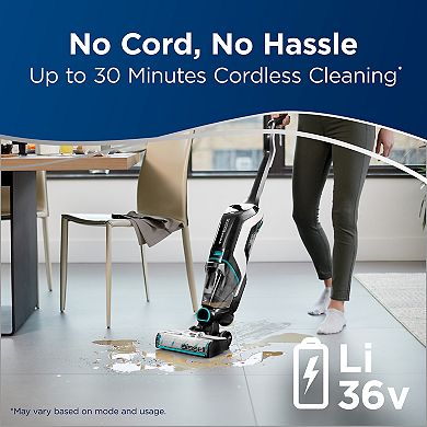 BISSELL CrossWave Cordless MAX Floor and Carpet Cleaner with Wet-Dry Vacuum