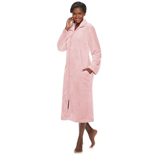 Women's Croft & Barrow® ZipFront Plush Robe