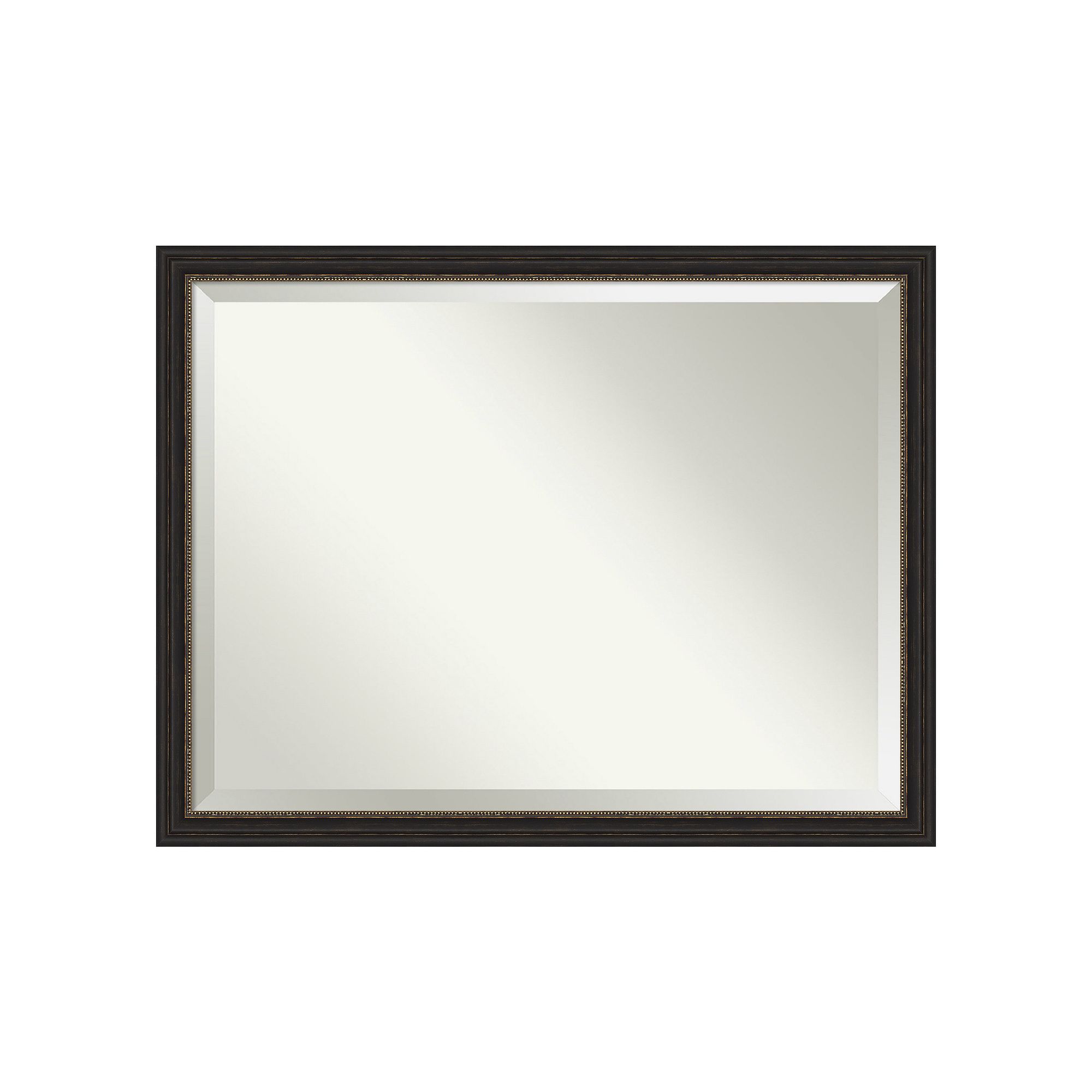 Amanti Art Narrow Bronze Bathroom Vanity Wall Mirror
