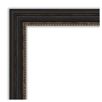 Amanti Art Narrow Bronze Bathroom Vanity Wall Mirror