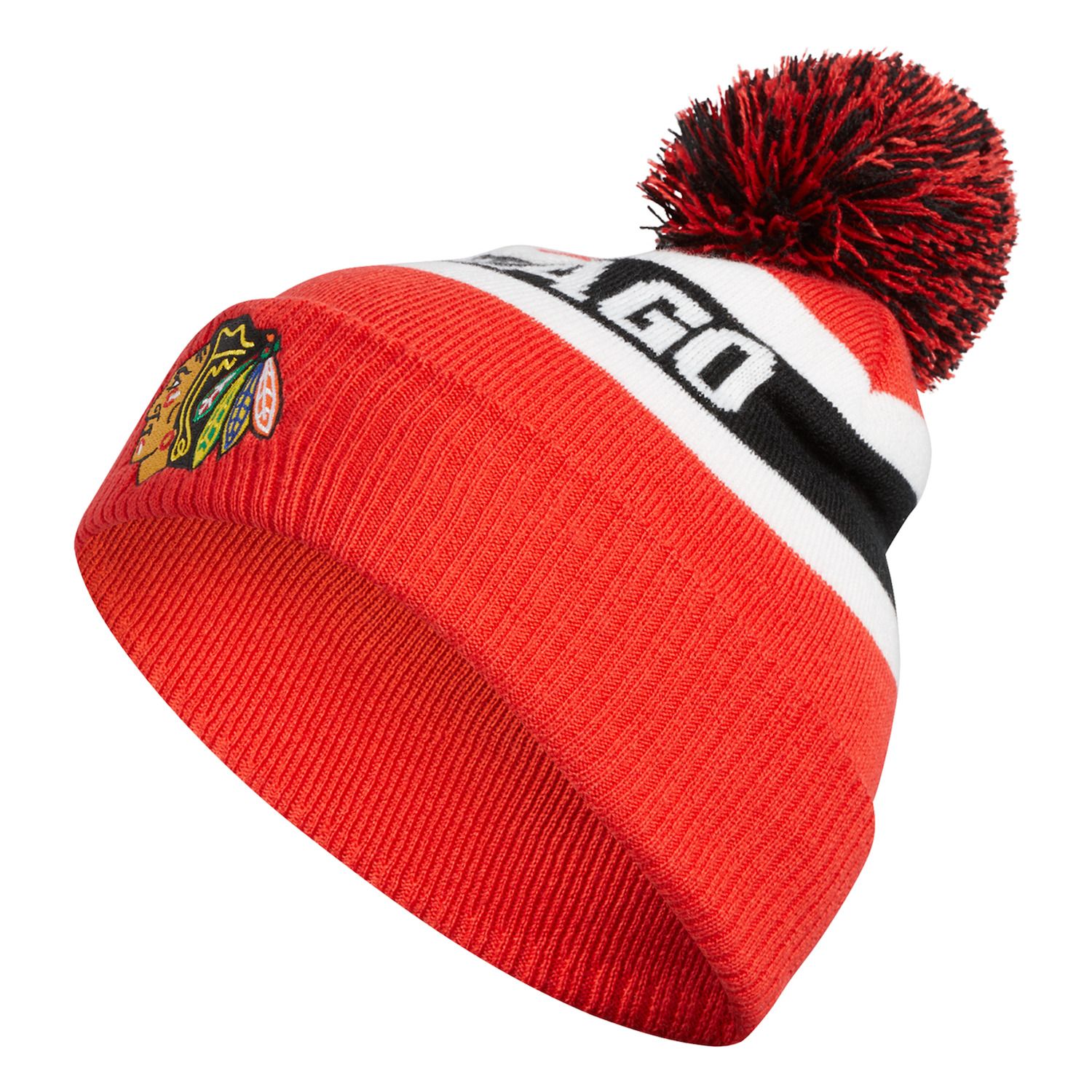 mens knit hat with pom