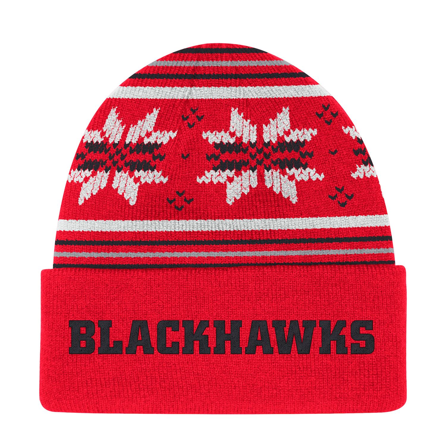 blackhawks beanie