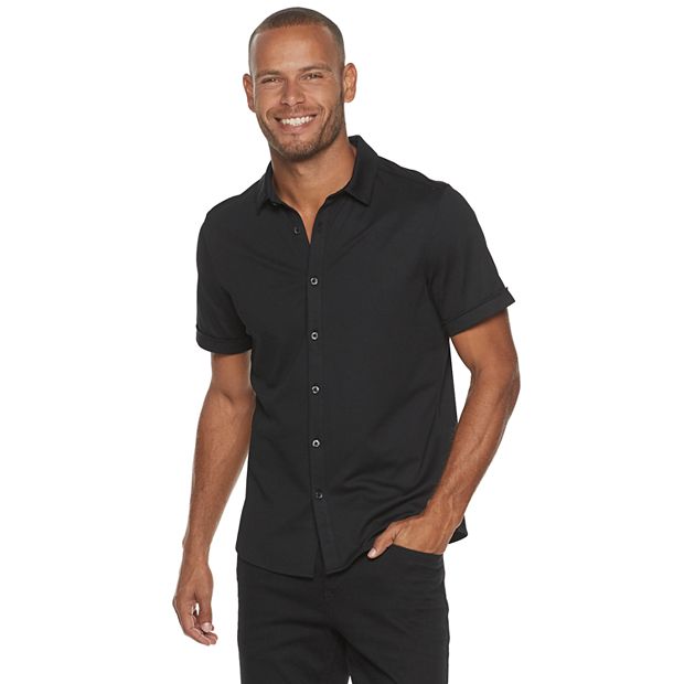 fitted lace wedding dress Mens Slim Fit Non Iron Cotton Performance Stretch Twill Dress Shirt –  Adonis Shirts Inc main image 0