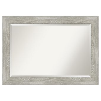 Amanti Art Dove Greywash Bathroom Vanity Wall Mirror