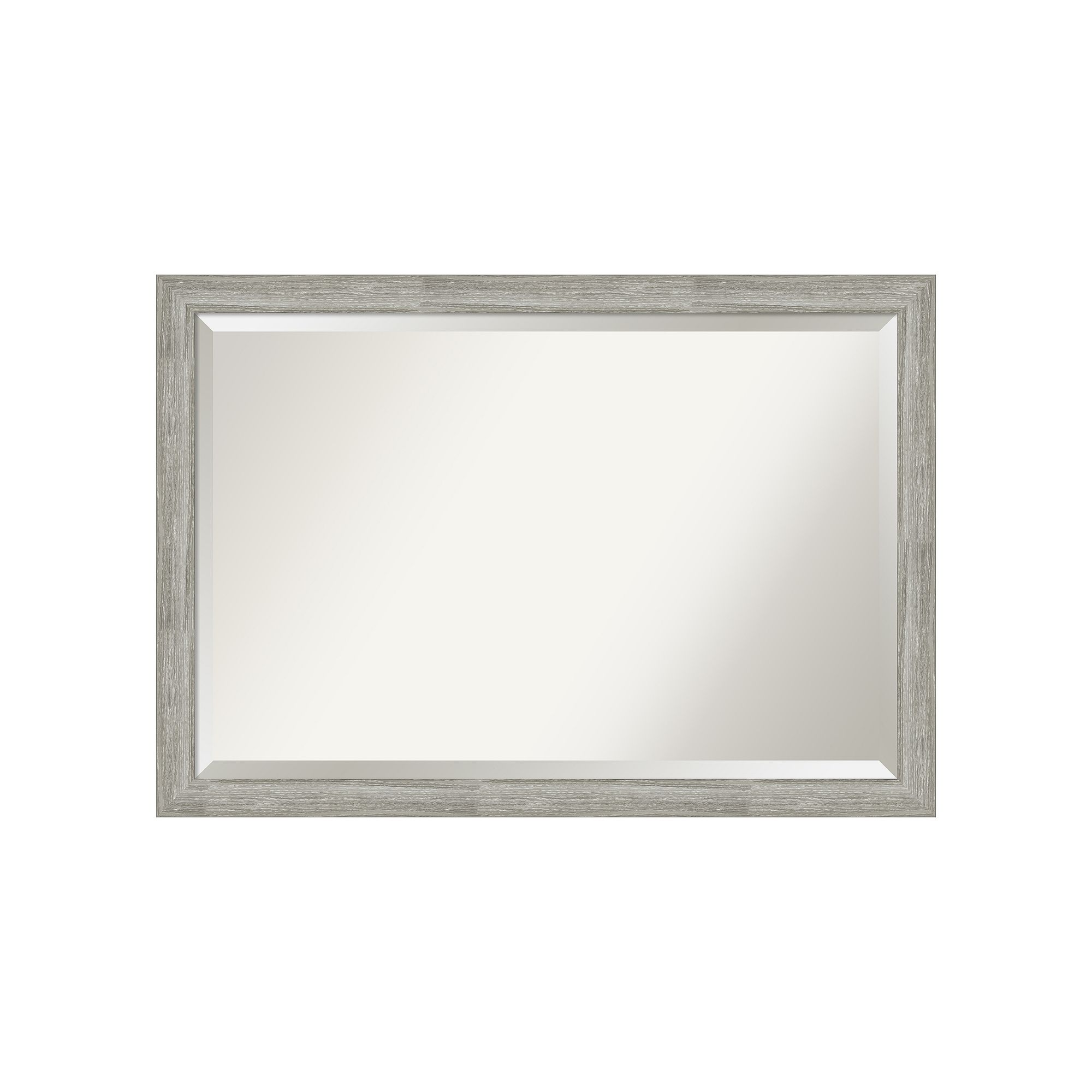 Amanti Art Narrow Dove Greywash Bathroom Vanity Wall Mirror, Gray