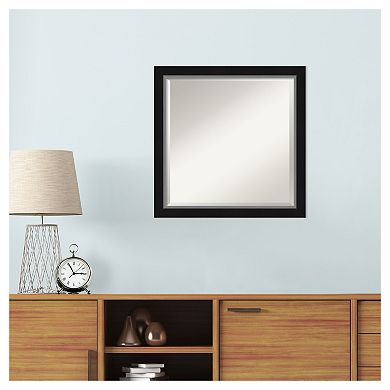 Amanti Art Narrow Eva Black Bathroom Vanity Wall Mirror