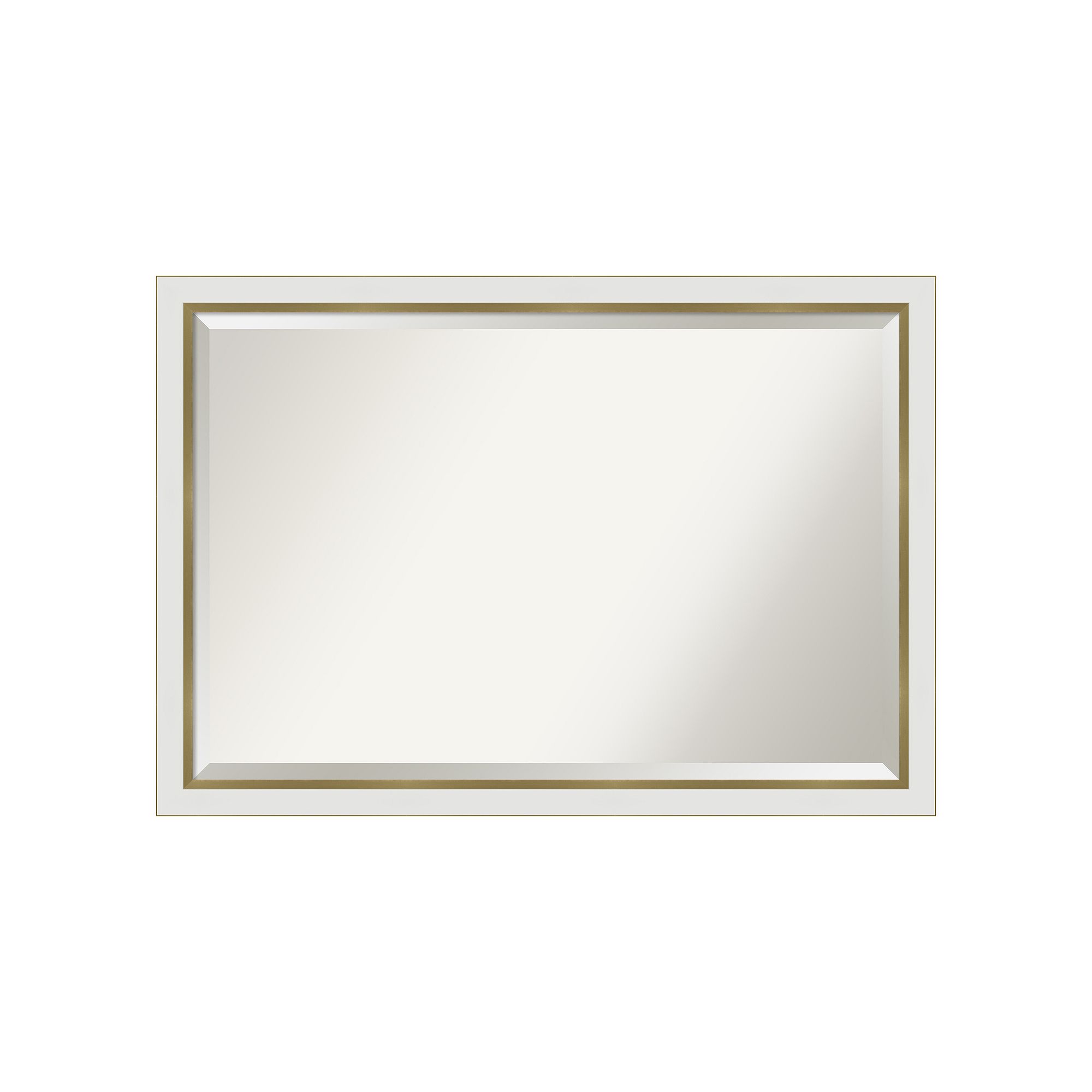 17602138 Amanti Art Narrow Eva White Gold Bathroom Vanity W sku 17602138