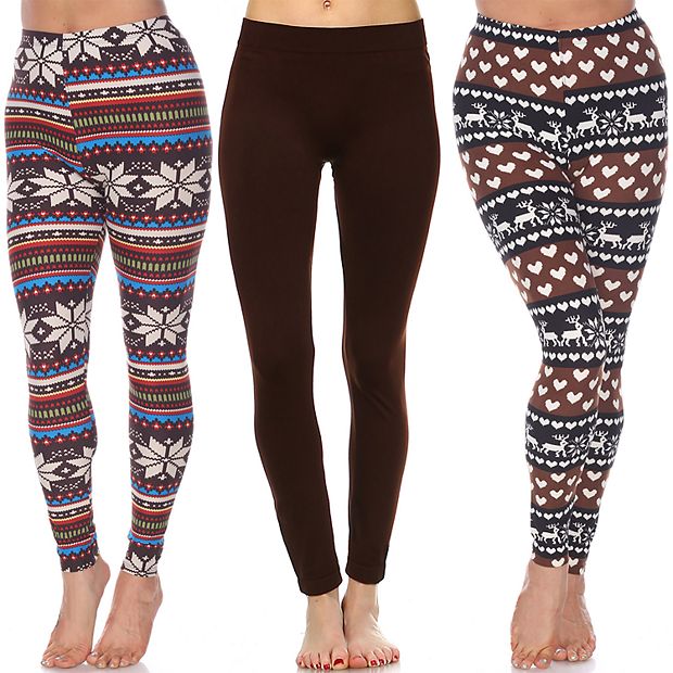 Women s White Mark Pack of 3 Leggings