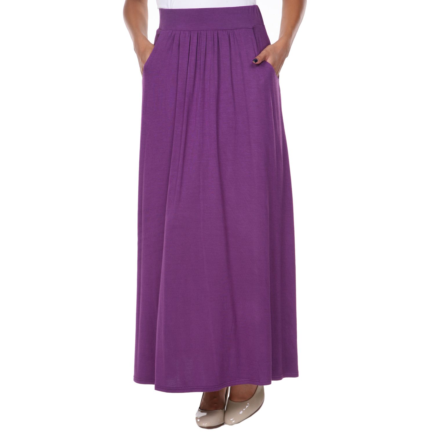 formal skirt with pockets