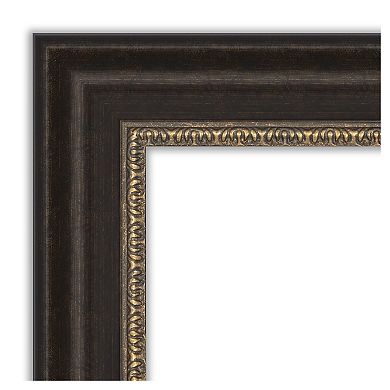 Amanti Art Impact Bronze Bathroom Vanity Wall Mirror