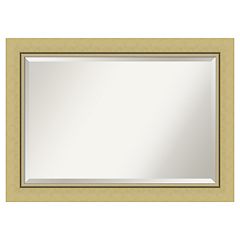 Amanti Art Landon Gold Bathroom Vanity Wall Mirror