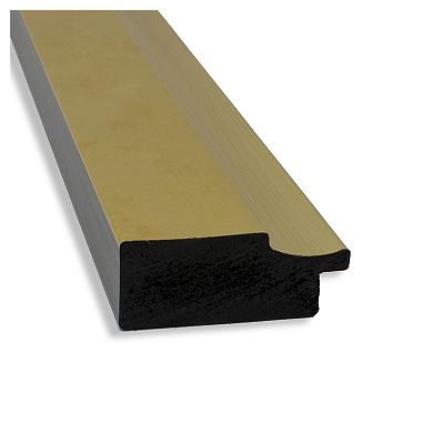 Amanti Art Narrow Landon Gold Bathroom Vanity Wall Mirror