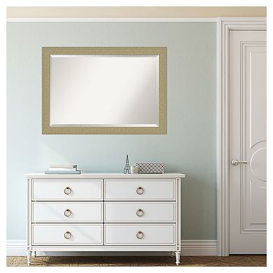 Amanti Art Mosaic Gold Bathroom Vanity Wall Mirror
