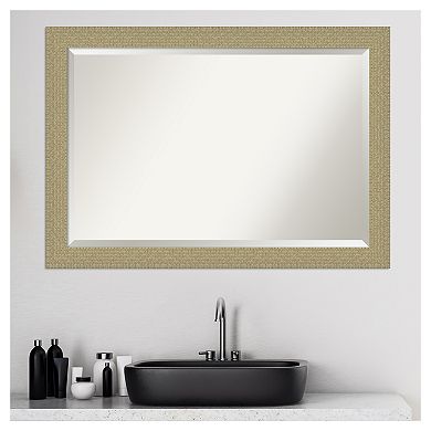 Amanti Art Mosaic Gold Bathroom Vanity Wall Mirror