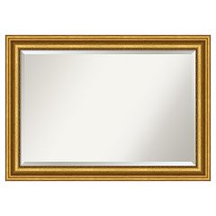 Amanti Art Parlor Gold Bathroom Vanity Wall Mirror