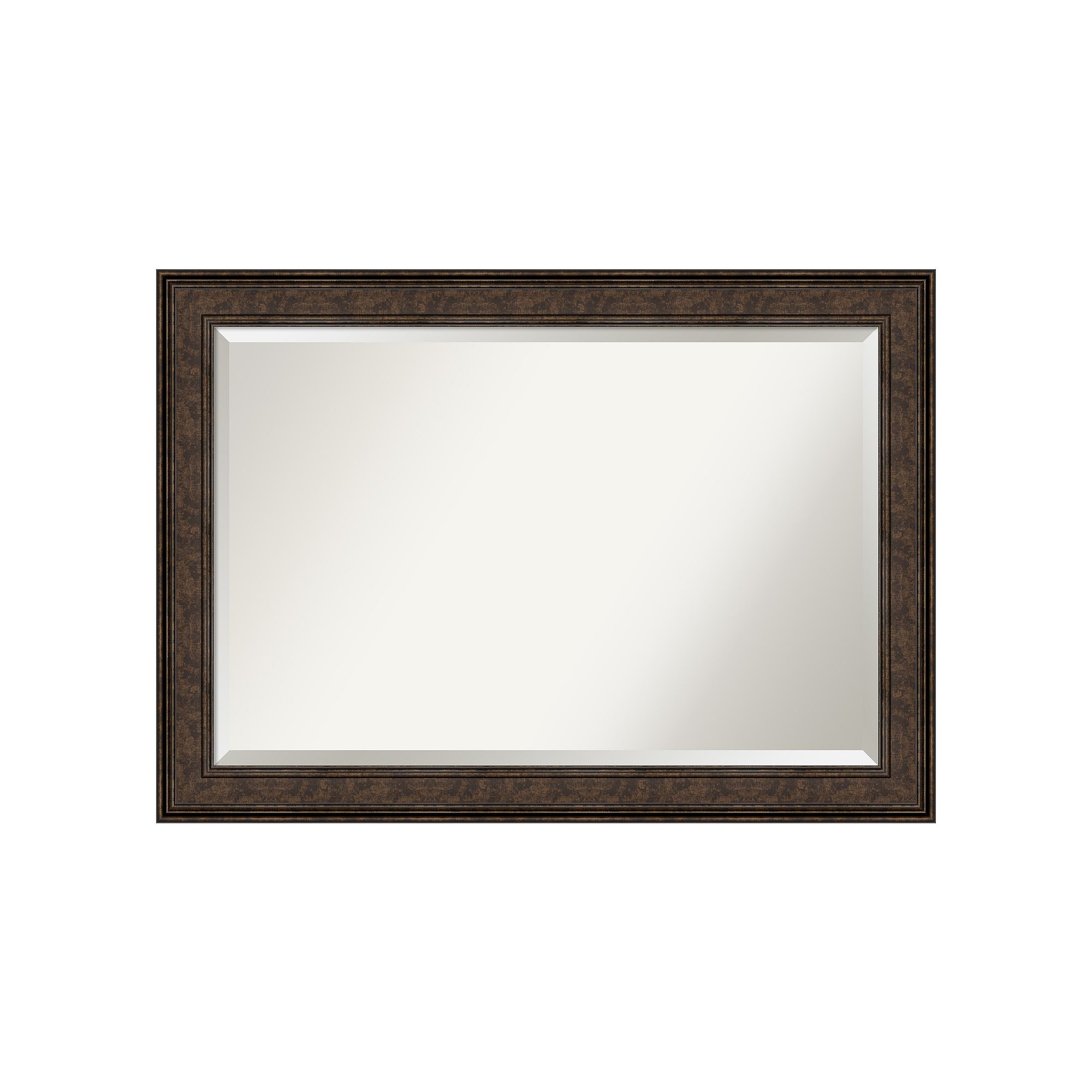 Amanti Art Ridge Bronze Bathroom Vanity Wall Mirror