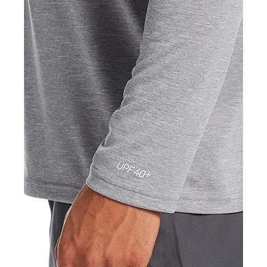 Men's Nike Dri-FIT UPF 40+ Hydroguard Heathered Long Sleeve Swim Tee