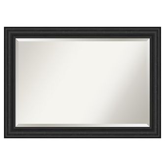 Amanti Art Shipwreck Black Bathroom Vanity Wall Mirror