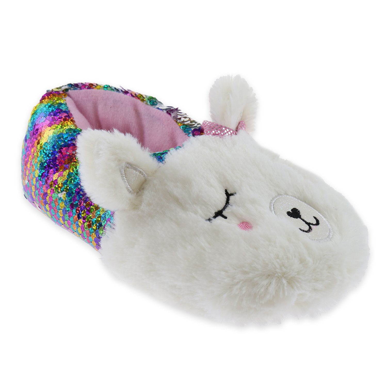 girls llama slippers