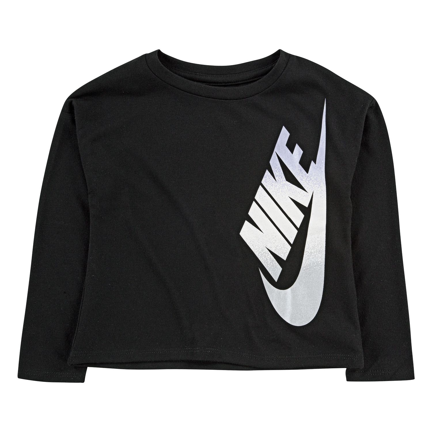 girls black nike t shirt