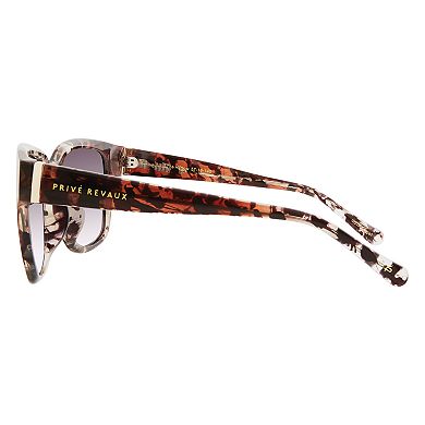 Womens PRIVE REVAUX The Harlow 57mm Square Polarized Sunglasses