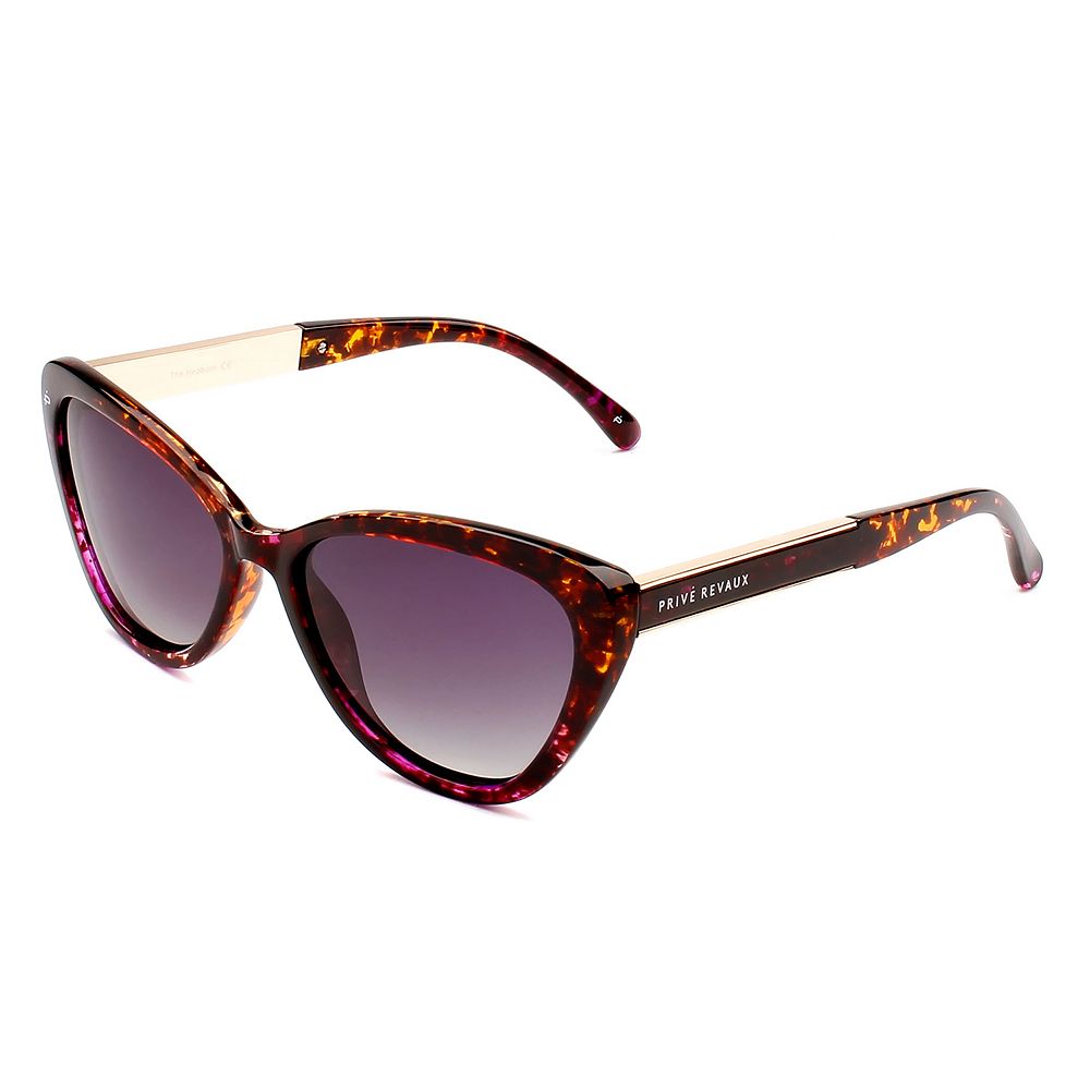 PRIVE REVAUX The Hepburn 57mm Cat-Eye Polarized Sunglasses display picture 2