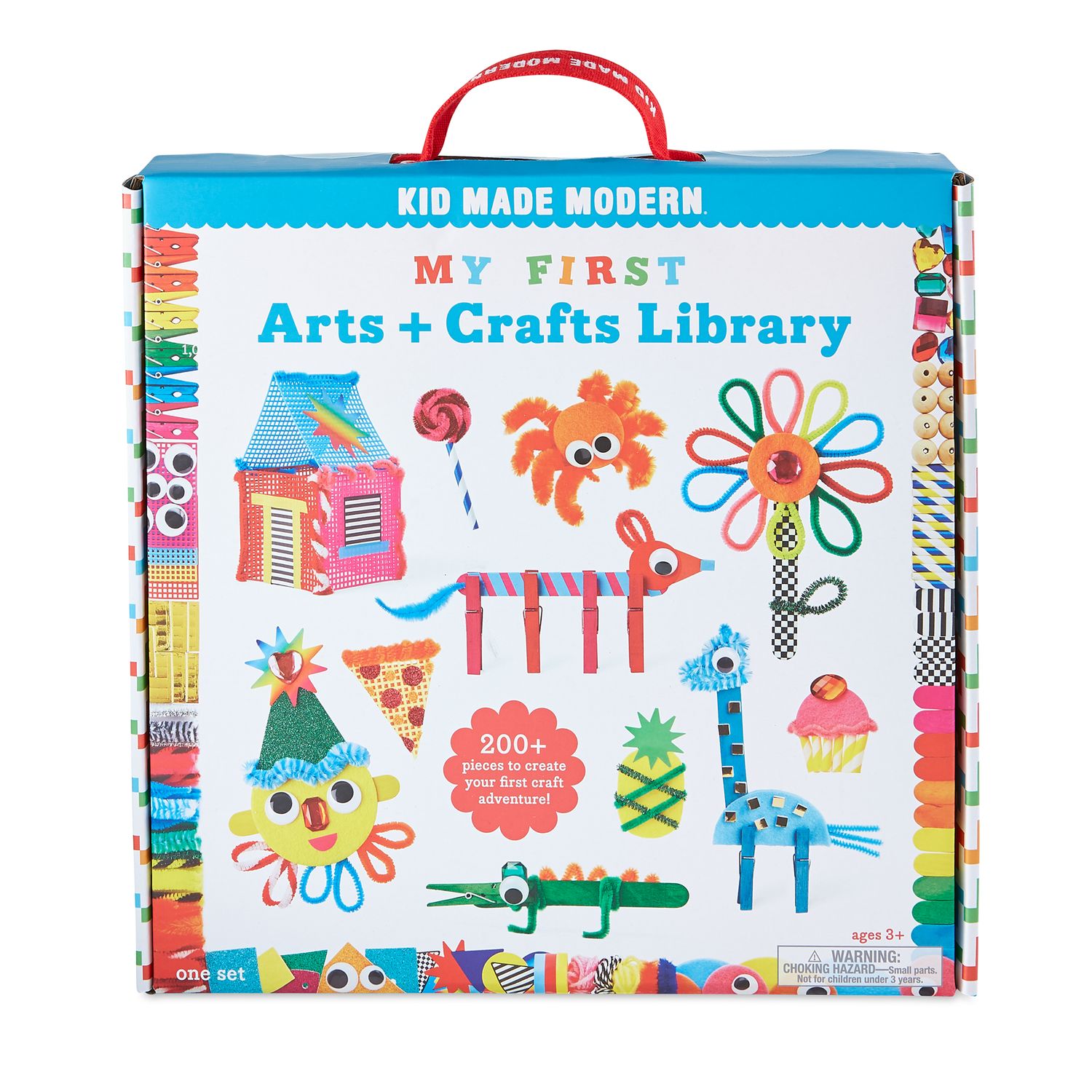 kid made modern arts and crafts library set