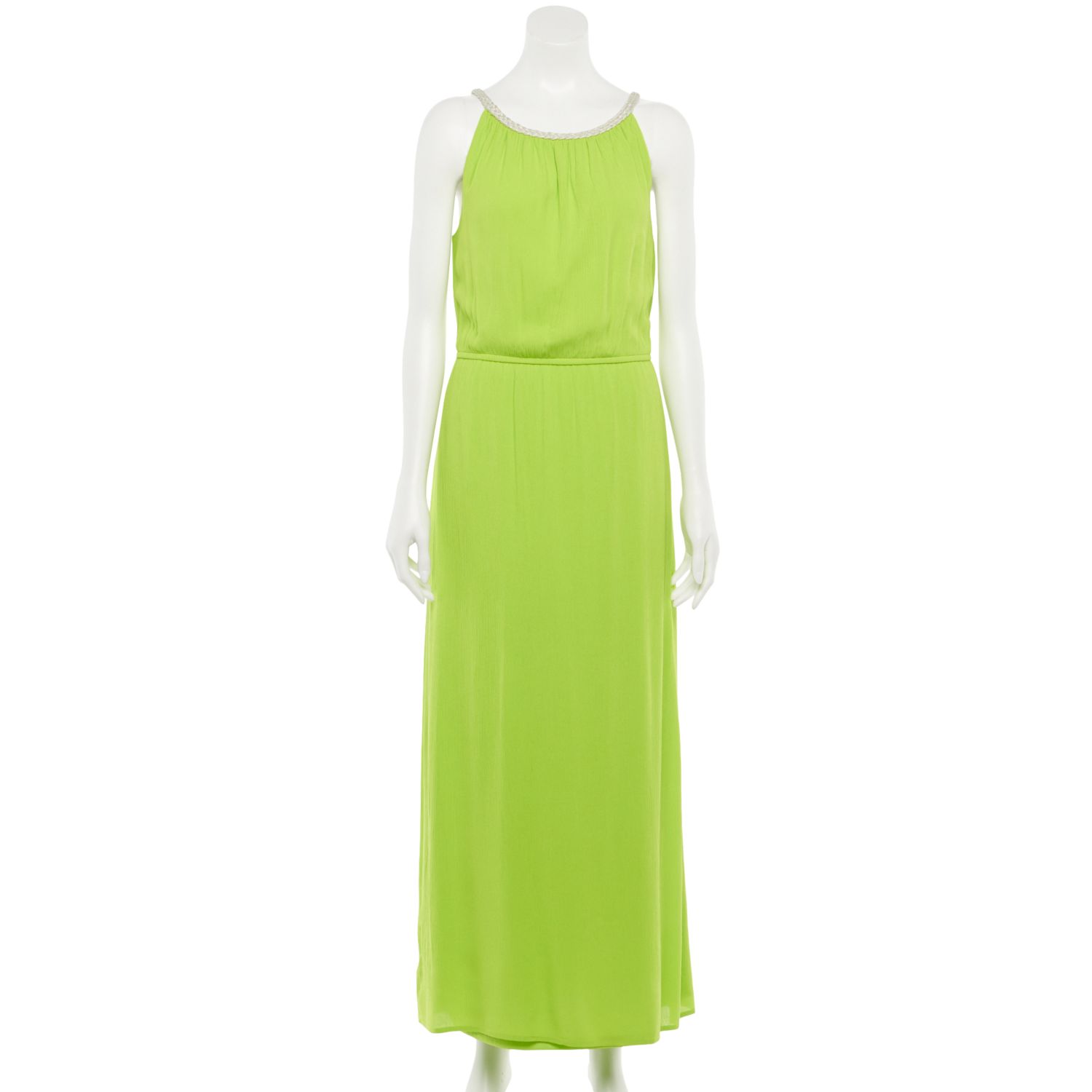 halterneck maxi dress