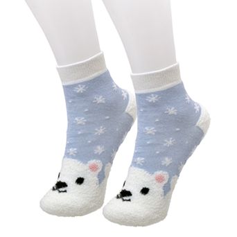 Girl's Cuddl Duds® Lined Slipper Sock