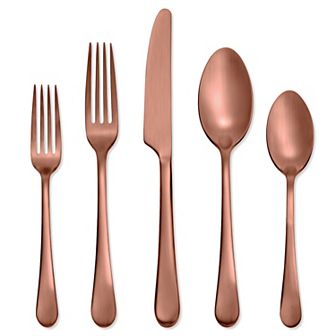 Skandia Mirabella Satin Copper 20 pc Flatware Set