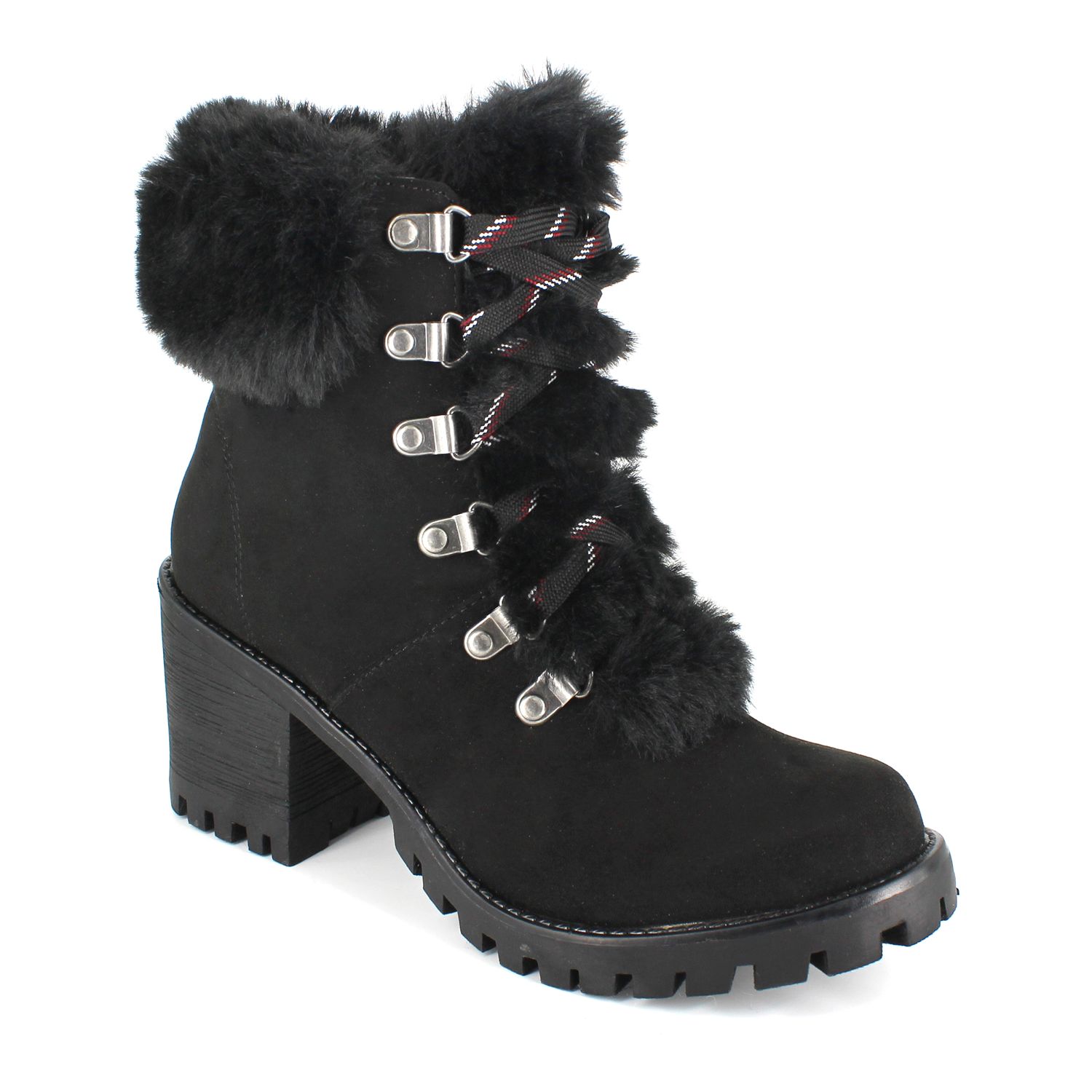 womens black winter ankle boots