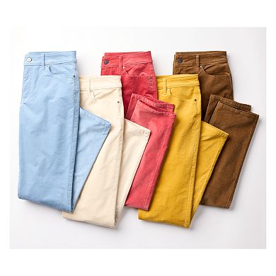 Women's Croft & Barrow® Straight-Leg Corduroy Pants