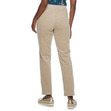 Women's Croft & Barrow® Straight-Leg Corduroy Pants