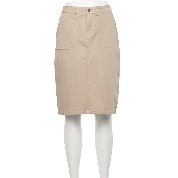 Women's Croft & Barrow® Effortless Stretch Pencil Skirt