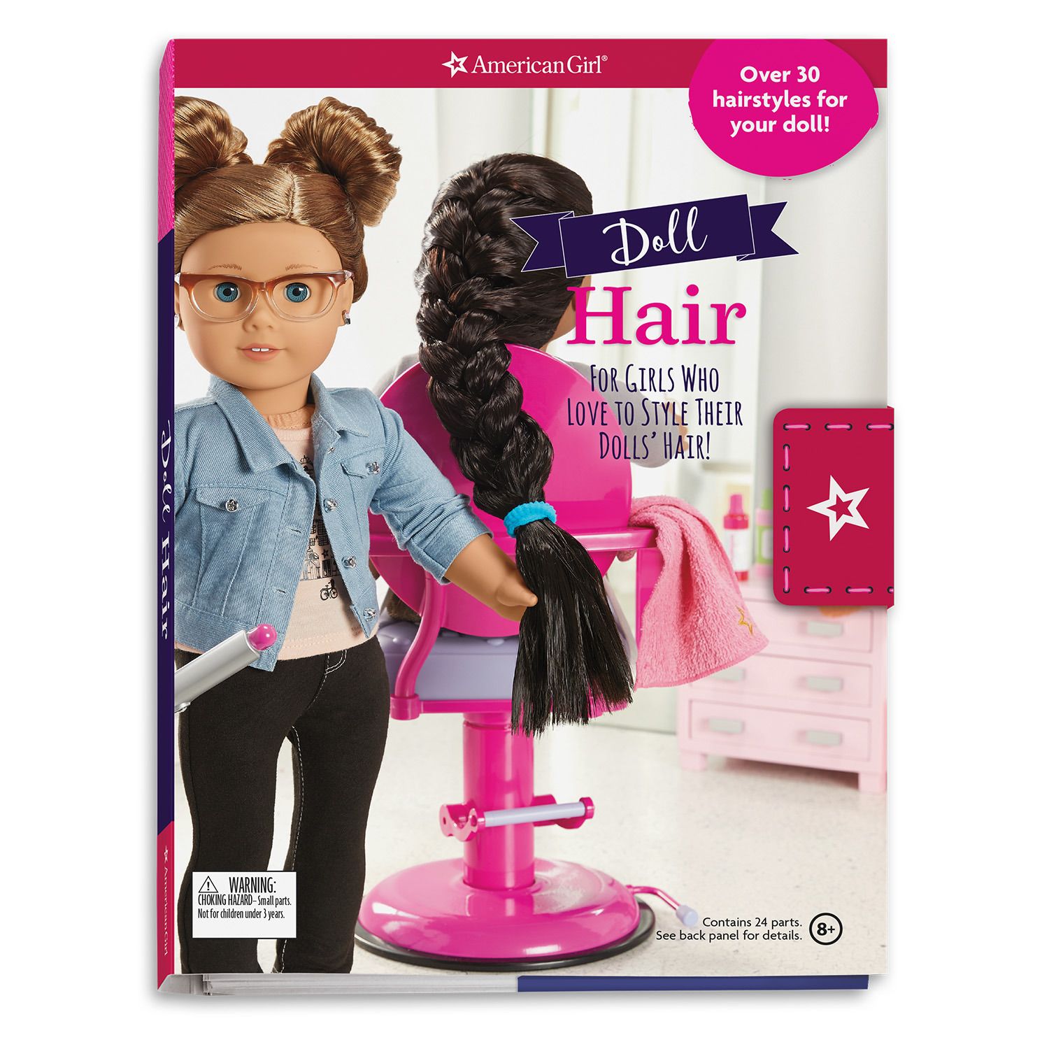 american girl doll hair salon book