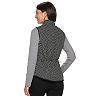 Women's Croft & Barrow® Woven Quilted Vest