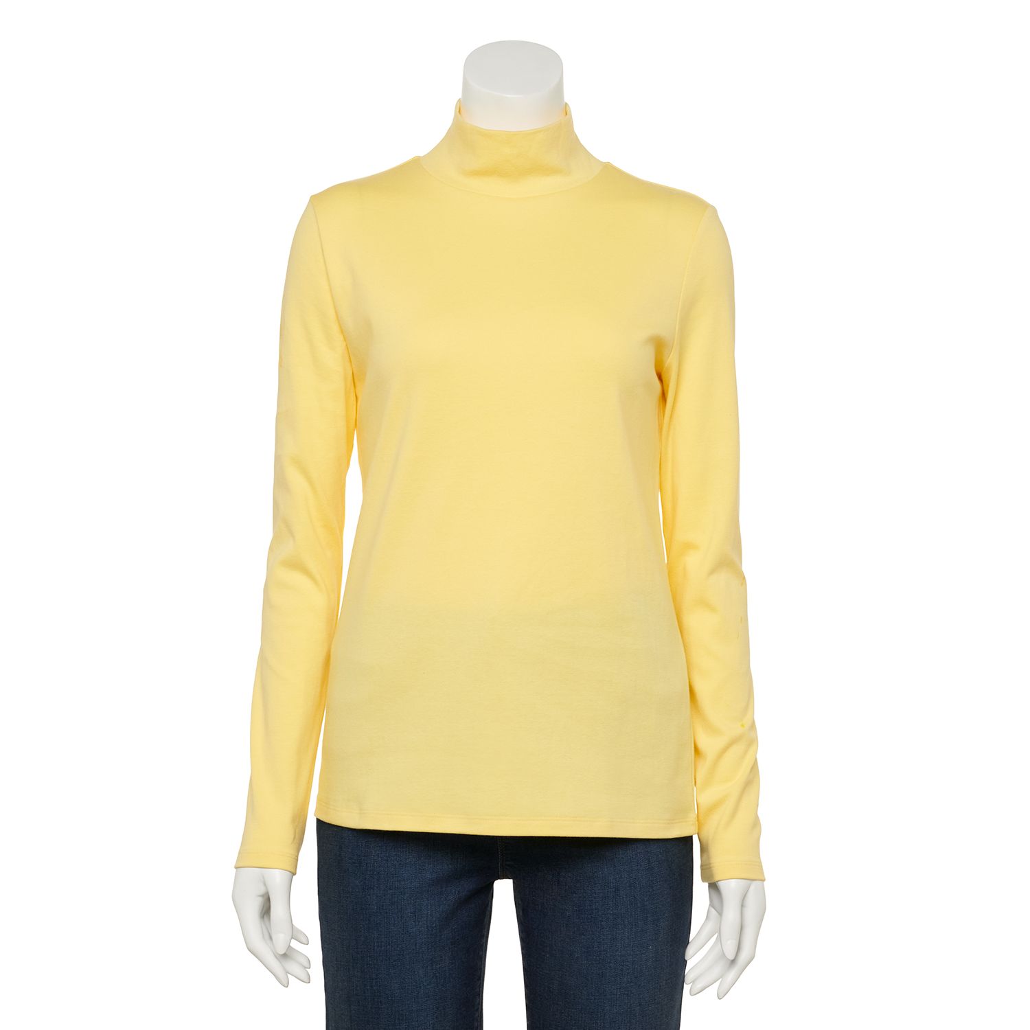 kohls yellow tops