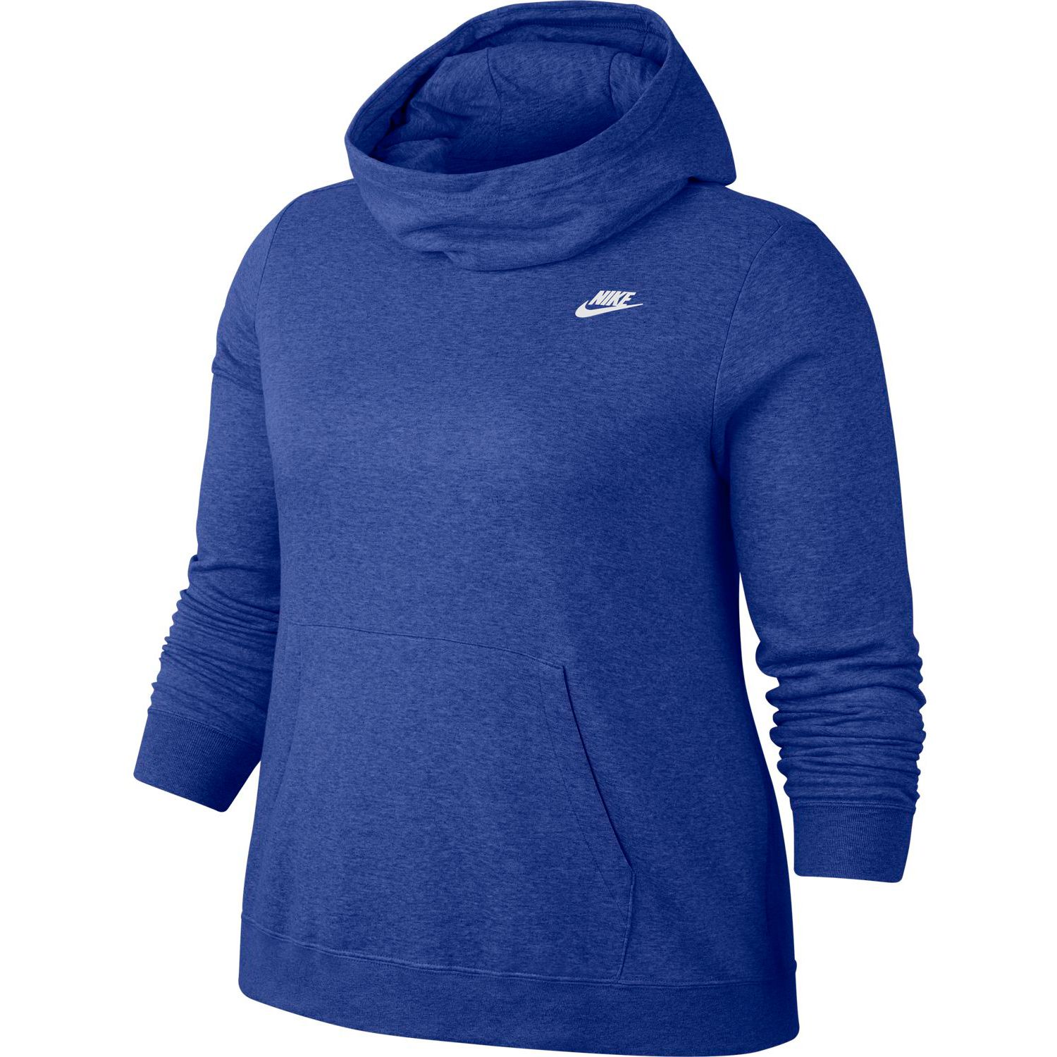 plus size nike funnel neck hoodie