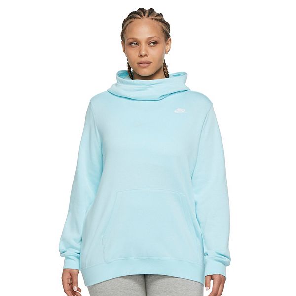 Plus size nike 2025 funnel neck hoodie