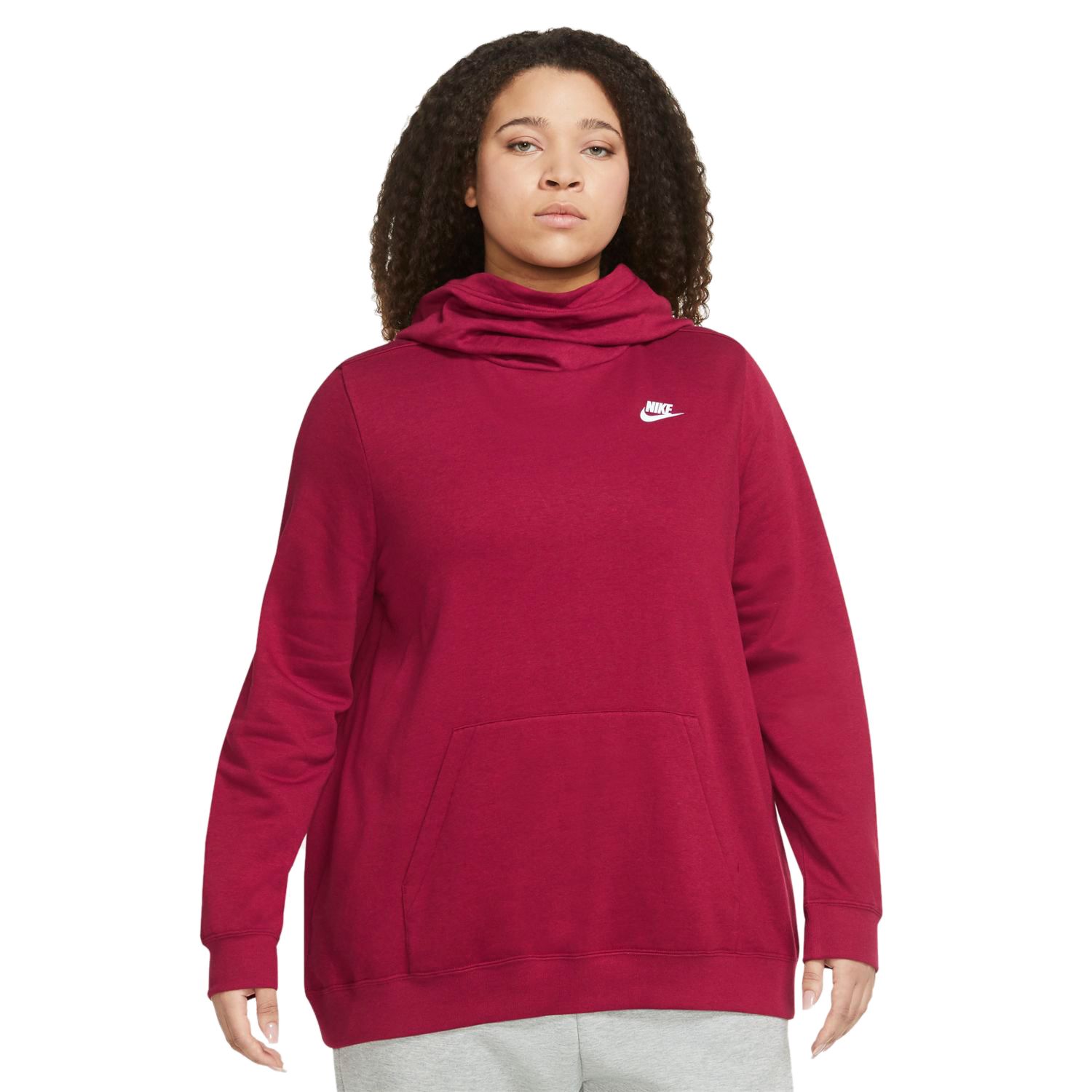 women's nike fleece cowl hoodie