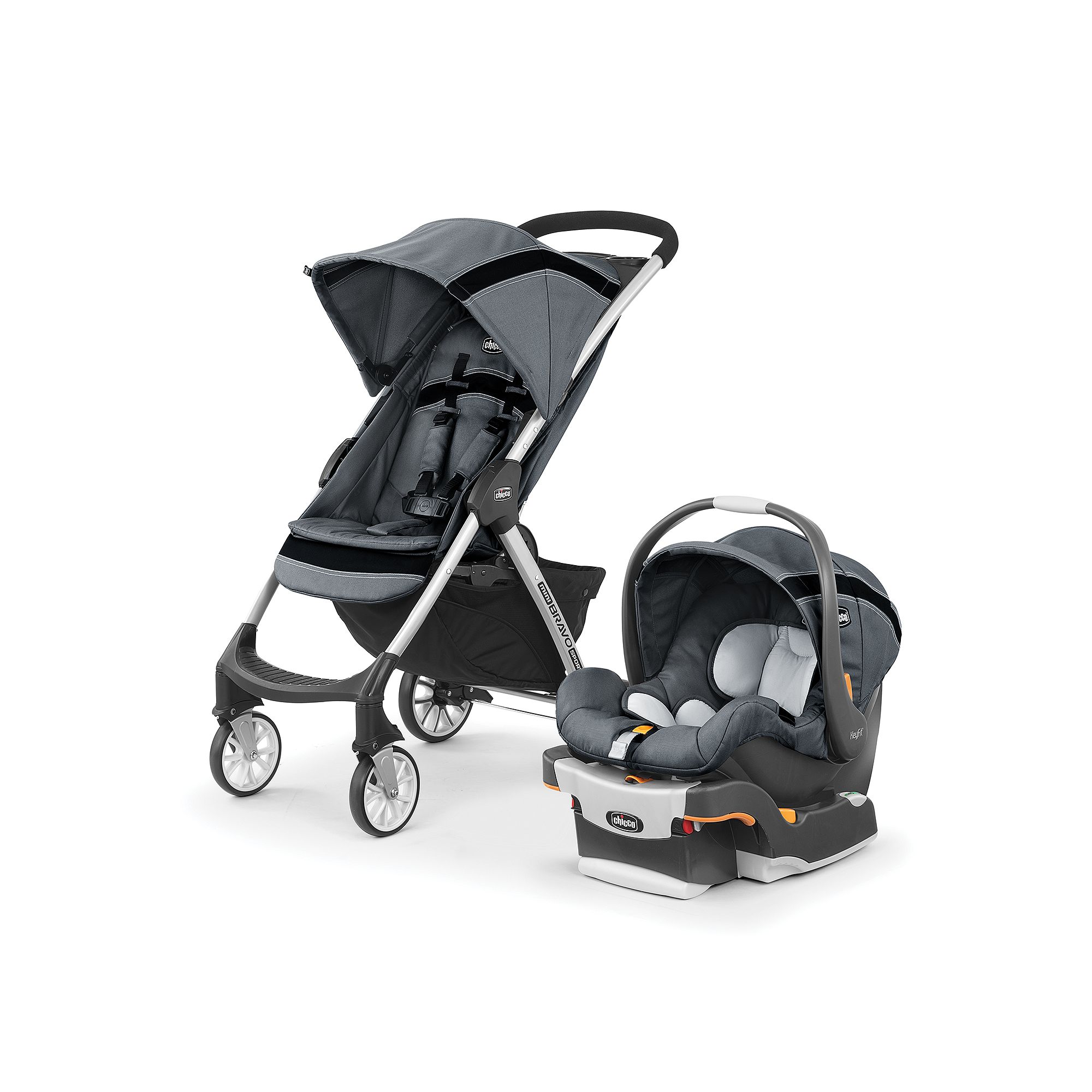 Chicco Mini Bravo Sport Travel System, Black