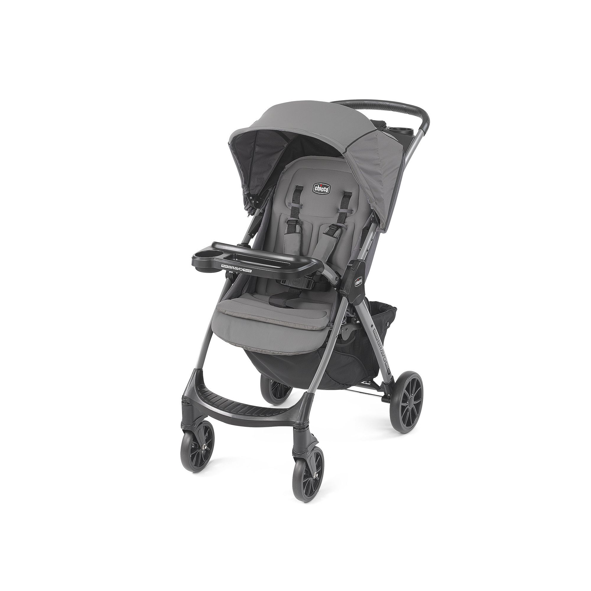 Chicco Mini Bravo Plus Lightweight Stroller - Graphite, Grey