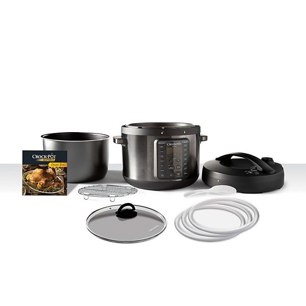 Crock-Pot 10-Qt. Express Crock Pressure Cooker with Easy Release Steam  Dial, Stainless Steel 