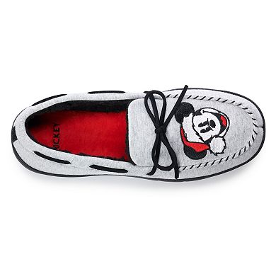 Disney's Mickey Mouse Men's Moccasin Slippers