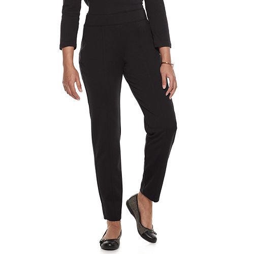 Petite Croft & Barrow® Pull-On Straight Leg Pants