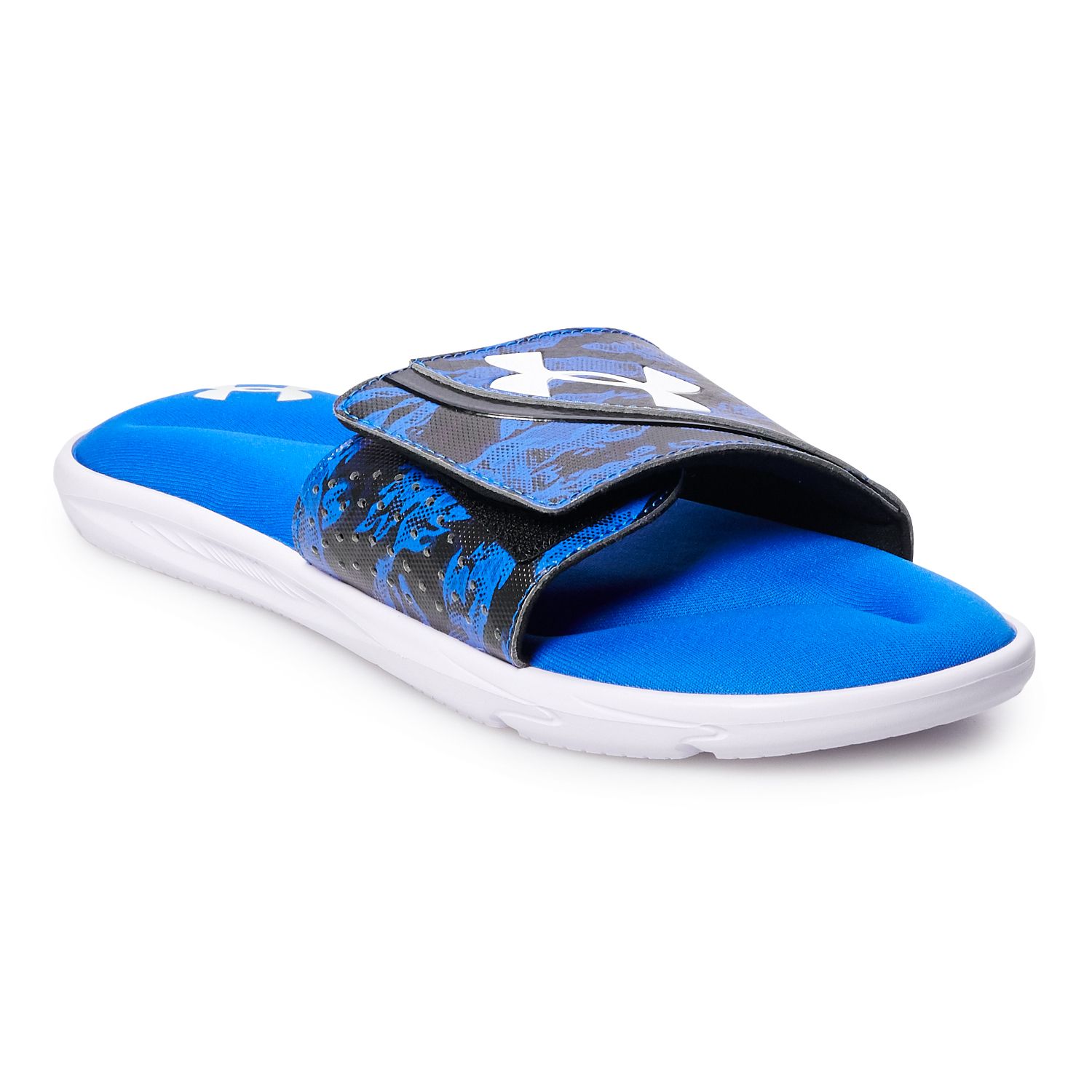 kohls under armour slides