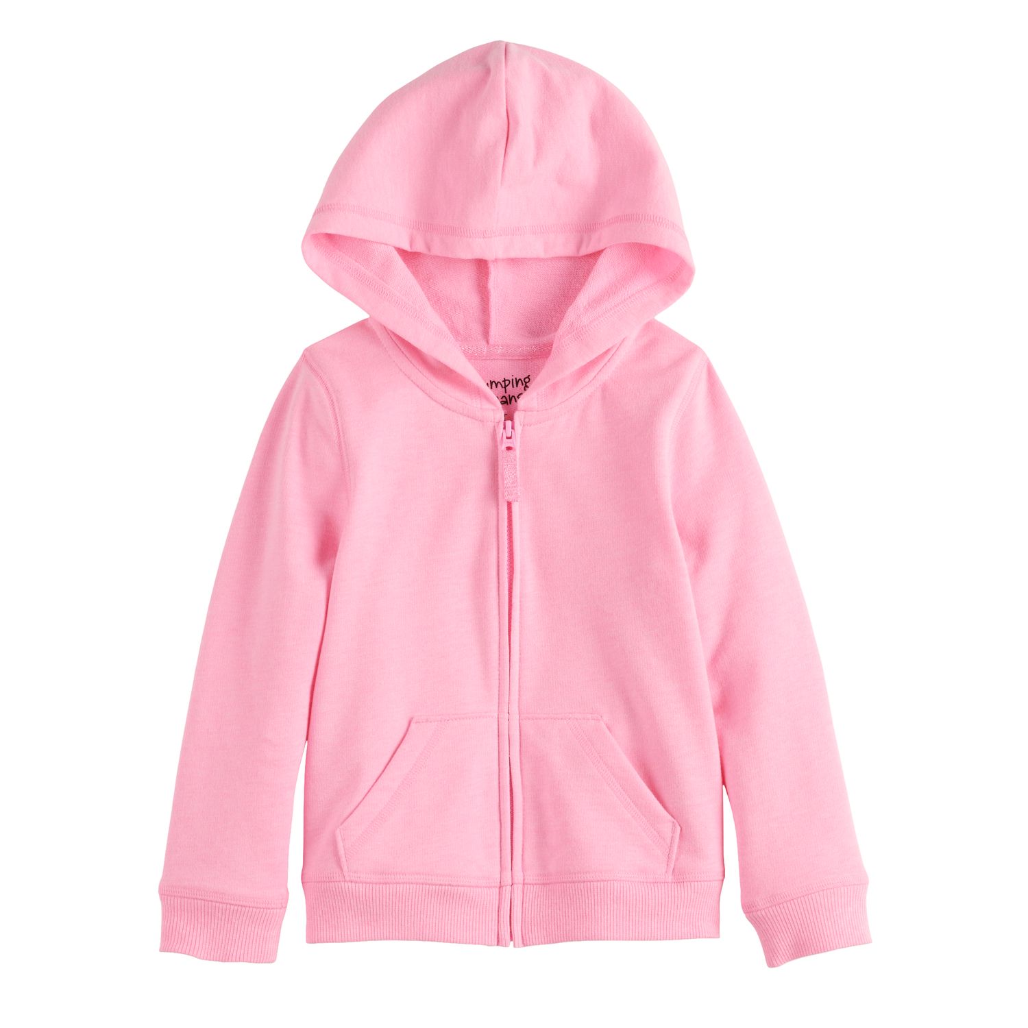 pink fleece zip up jacket
