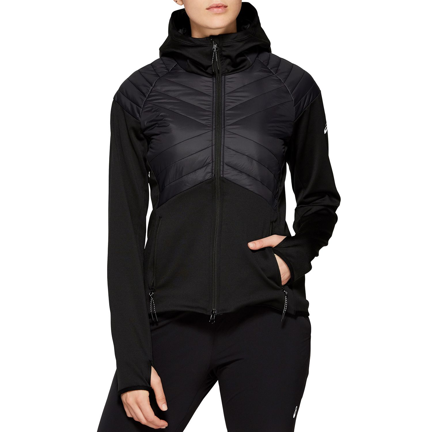 asics woven women's running jacket