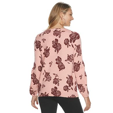 Women's ELLE™ Printed Sweater