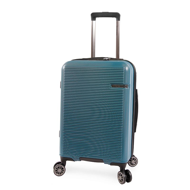 Brookstone Nelson Hardside Spinner Luggage, Green, 29 INCH